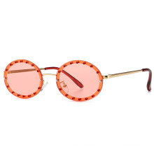 Retro gradient Sun Glasses colour changing custom sunglasses small order for woman